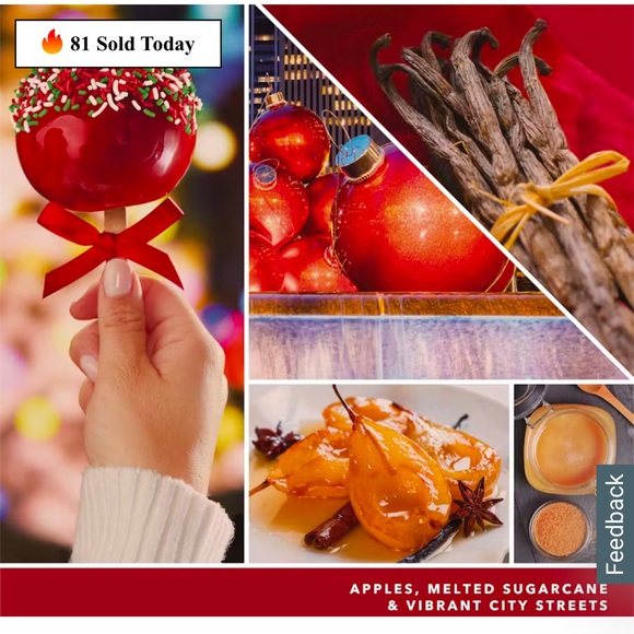 NWT Yankee Candle Big Apple Christmas 22oz - Picture 2 of 8